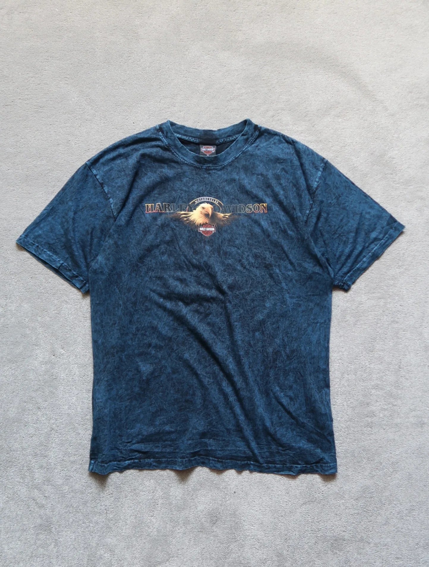 Blue Harley-davidson California T-shirt - XL