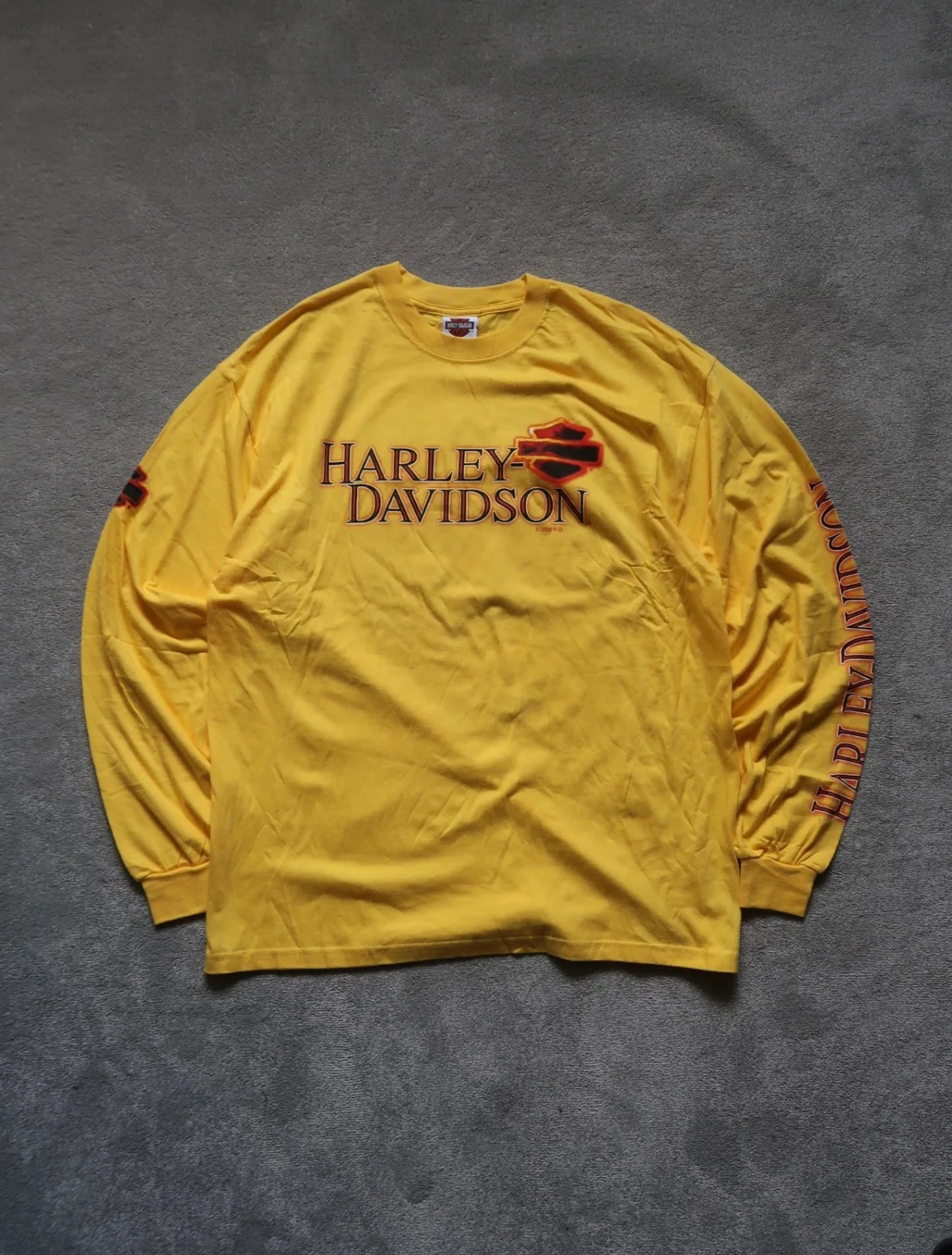 Yellow Harley-davidson Mexico Long-sleeve T-shirt - XL