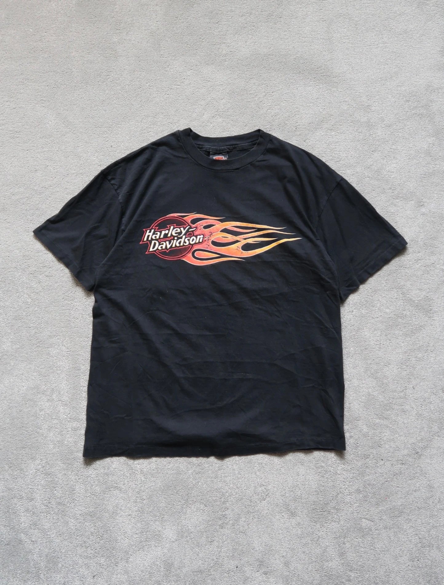 Black Harley-davidson Cement City, Mi T-shirt - XL