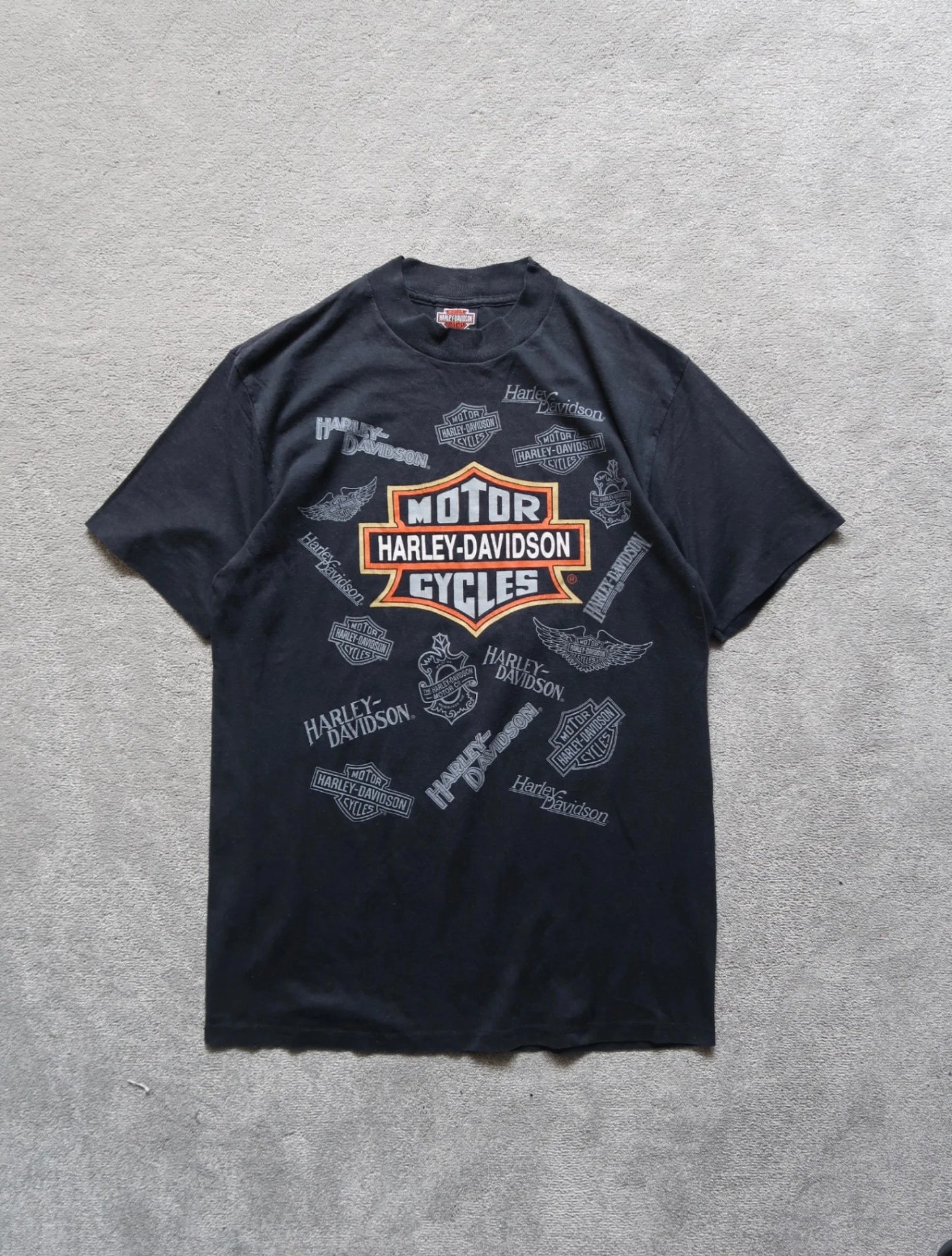 Black Harley-davidson Rijswijk, NL T-shirt - L