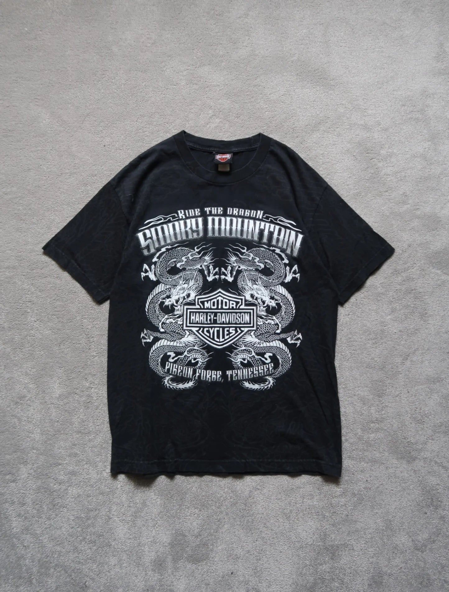 Black Harley-davidson Pigeon Forge T-shirt - L