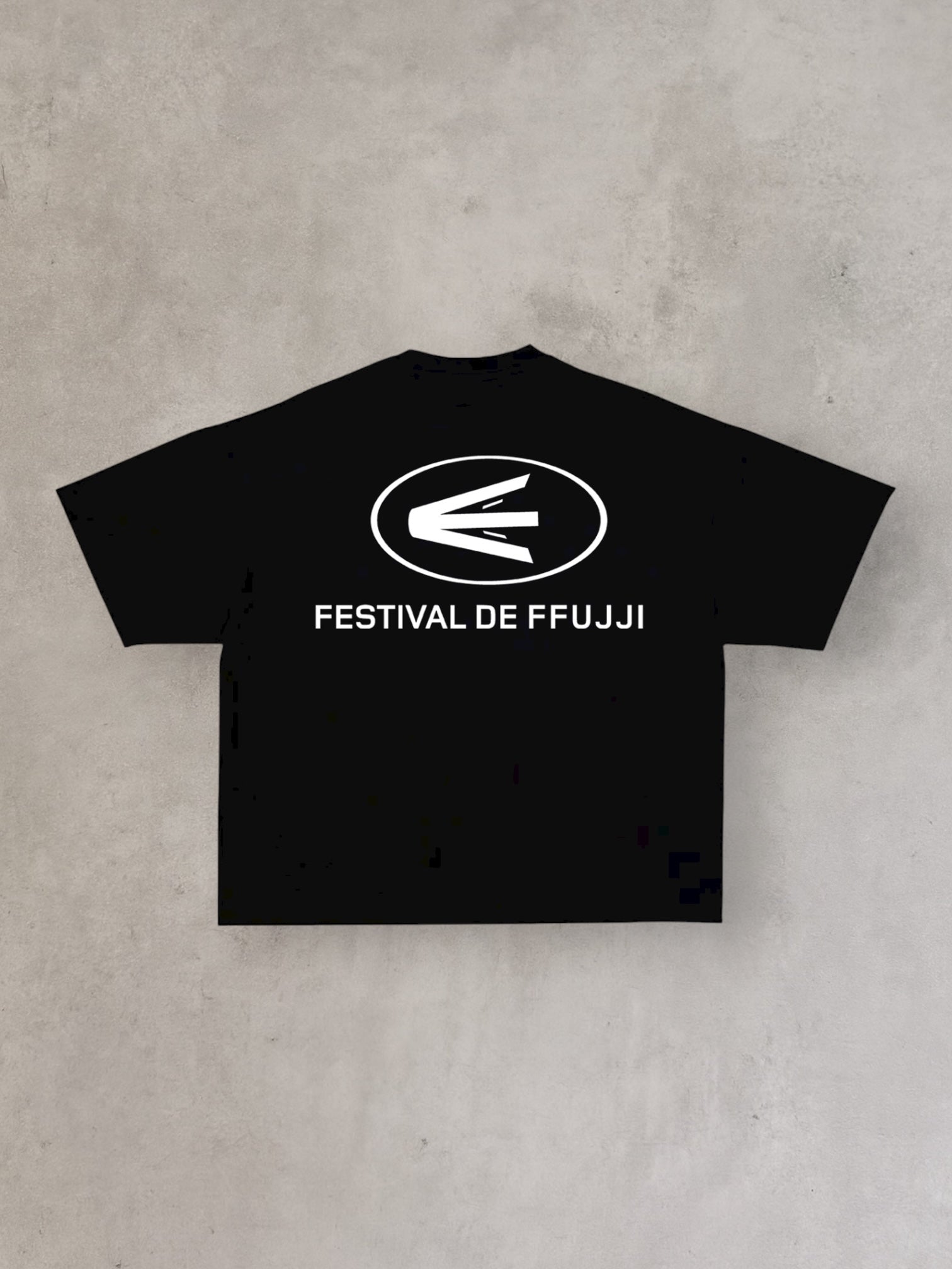 FFUJJI FESTIVAL DE FFUJJI TEE BLACK